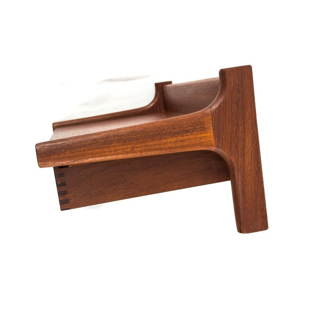 Teak Wall Console attributed to Børge Mogensen, 1960s For Sale - Image 9 of 13