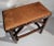 Old Hickory Bench W/ Suede Seat For Sale - Image 4 of 6