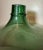 19th Century Gigantic Rare Cut Off Top Hand Blown Green Glass Demijohn Carboy Wine Bottle Jug For Sale - Image 9 of 13