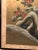 Wood Vintage Japanese Four Panel Byobu Screen: Mandarin Ducks by Snowy Pond in Early Spring For Sale - Image 7 of 12