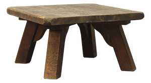 Brutalist Oak Coffee Table, 1960s