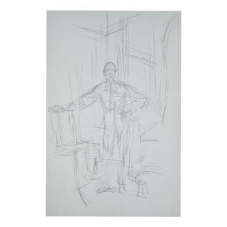 Alberto Giacometti, Portrait of Diego, 1963, Original Lithograph For Sale