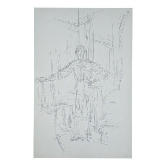 Alberto Giacometti, Portrait of Diego, 1963, Original Lithograph For Sale