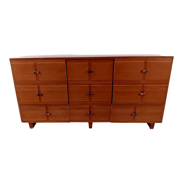 Showers Brothers Furniture 9 Drawer Lowboy, 1960s Chairish