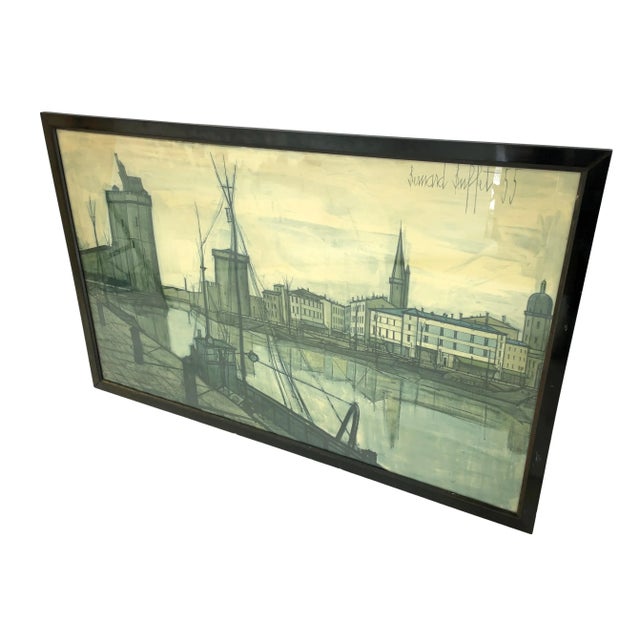 Bernard Buffet, Lithograph, La Rochelle For Sale - Image 3 of 5