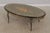 Italian Italian Marquetry Inlaid Oval French Style Coffee Table For Sale - Image 3 of 14