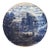 Vintage Wood & Sons “The Post House” Serving Bowl | English Ironstone Blue & White Transferware For Sale