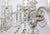 1900s Cut Crystal George III Chandelier With Faceted Column For Sale In San Francisco - Image 6 of 12