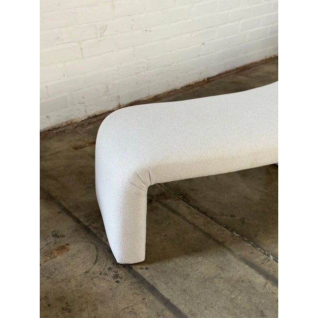 Handcrafted Curved Waterfall Bench For Sale In Los Angeles - Image 6 of 11