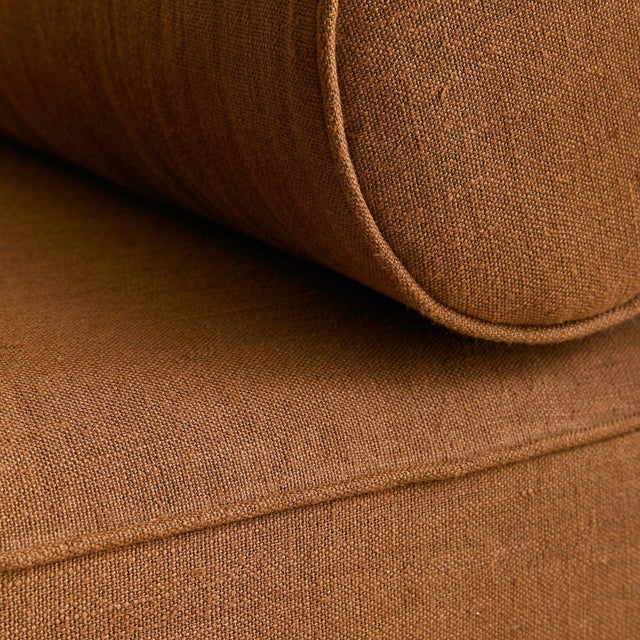 Wood French Daybed in the Manner of Jacques Adnet, 1950s For Sale - Image 7 of 18