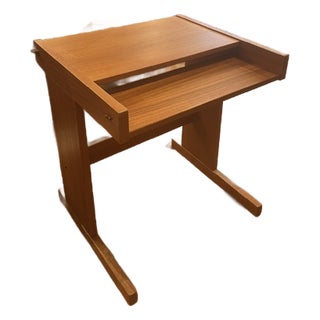 Danish Teak Mid Century Modern Desk For Sale
