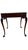 Vintage Chippendale Style Carved Mahogany Single Drawer Leather Top Game Table For Sale - Image 10 of 11