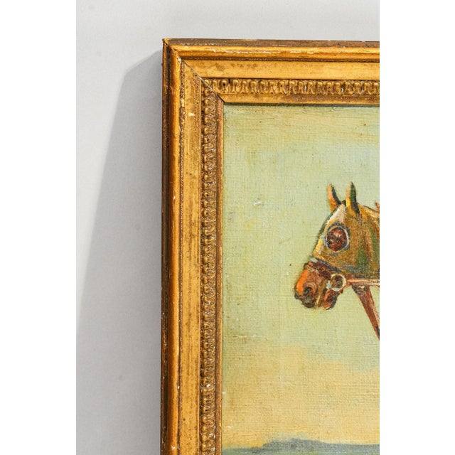 Wonderful Antique English Country Racehorse & Jockey Framed Oil Painting Horse Equestrian Sporting Art Home Decor For Sale - Image 11 of 14