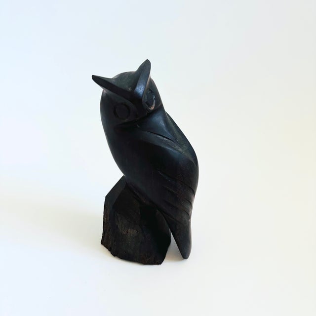 Carved Ironwood Owl For Sale - Image 4 of 10