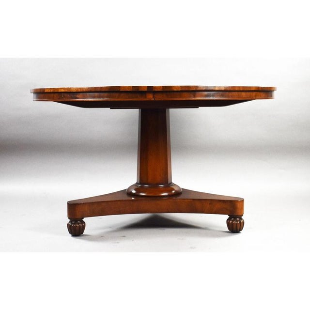 Hollywood Regency Regency Flame Mahogany Breakfast Table, 1820 For Sale - Image 3 of 8