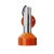 Modern Orange Chrome Sconces from Stilnovo, Italy, 1970s, Set of 2 For Sale - Image 3 of 9