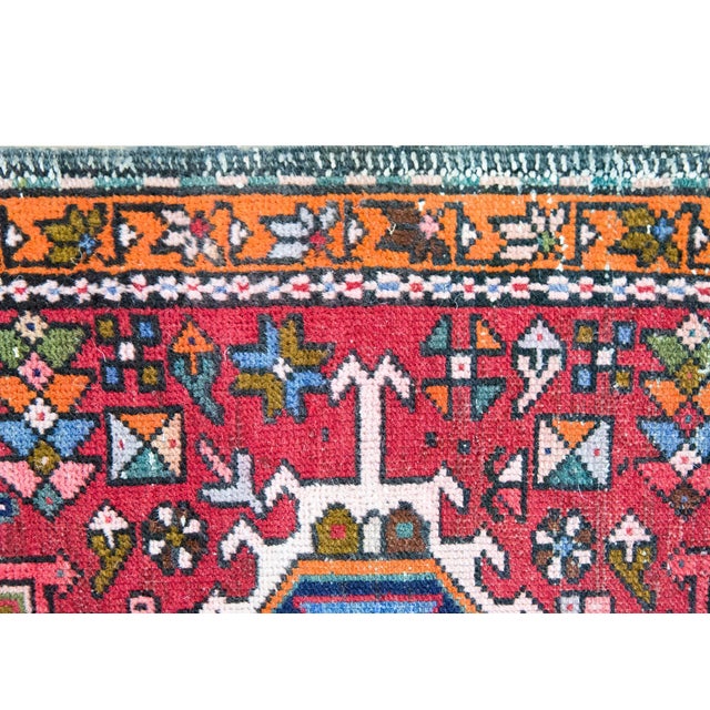 Early 20th Century Persian Heriz Rug For Sale - Image 9 of 15