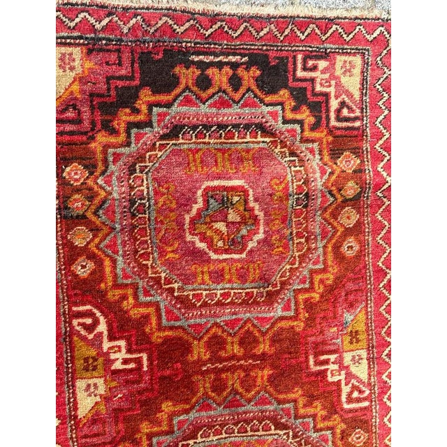 Small Mid-Century Azerbaijan Rug, 1950s For Sale - Image 6 of 16