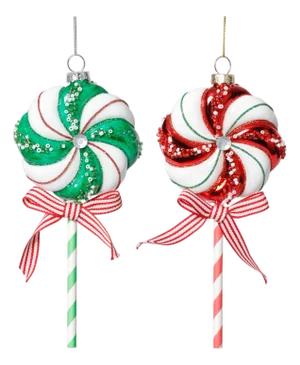 Lollipop Ornaments, Assorted Set of 6