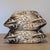 Quadrille Les Indiennes print pillows in brown on tint, with Samuel and sons loire ivory cord. 55% linen, 45% cotton,...