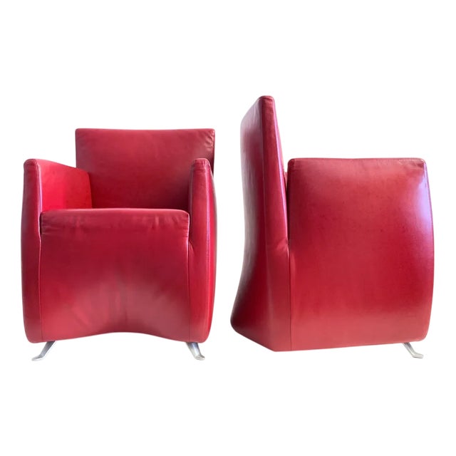 Postmodern Caprichaie Armchairs by Hannes Wettstein for Baleri, 1990s, Set of 2 For Sale