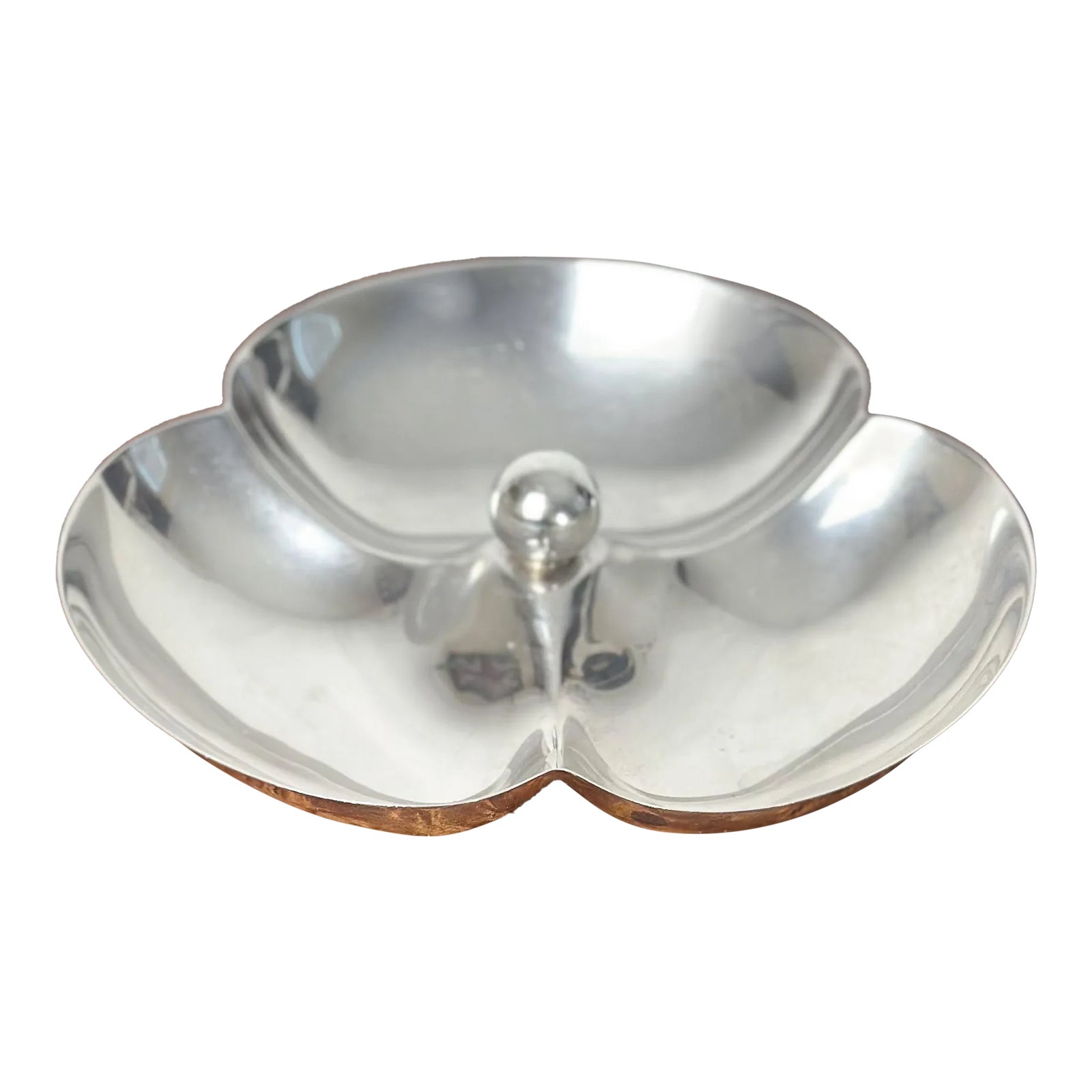 Late 20th Century Sterling Silver Meridian Serving Bowl/Tray