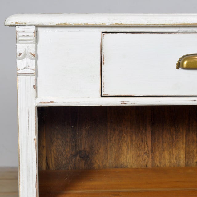 Wood Rustic White Pine Counter, 1900 For Sale - Image 7 of 12