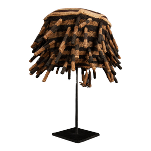 Mid 20th Century The Mounted Ashetu Hat of the Bamum and Bamileke People