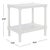 Coastal Rafiki Rectangle Accent Table in Distressed White For Sale - Image 3 of 8