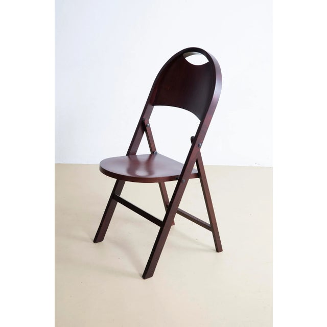 Mid-Century Modern Tric Folding Chairs by Achille and Pier Giacomo Castiglioni, 1960s, Set of 4 For Sale - Image 3 of 9