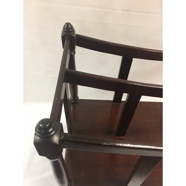 English Mahogany Canterbury For Sale In Savannah - Image 6 of 11