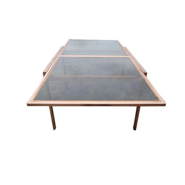 1970s Vintage Milo Baughman Style Extension Dining Table For Sale - Image 5 of 6