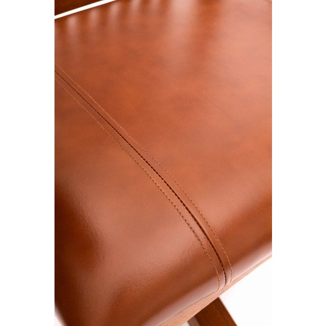 Arts and Crafts Mission Oak Office Chair - Walnut Stain For Sale - Image 9 of 18