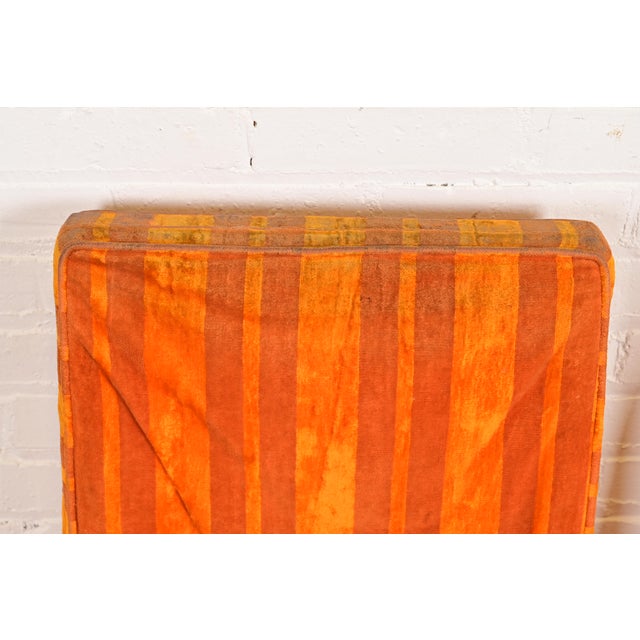 Leon Rosen for Pace Collection Mid-Century Modern Chrome and Upholstered Dining Chairs, Set of Four For Sale In South Bend - Image 6 of 10