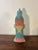 Coastal Vintage Colorful Hand Carved and Hand Painted Wooden Parrot For Sale - Image 3 of 5