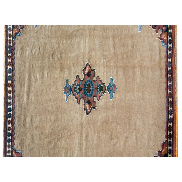 Early 20th Century Afshar Sofreh Rug For Sale In Chicago - Image 6 of 12