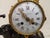 Gilt Bronze Desk Clock with Elephant Angel Decor For Sale - Image 5 of 18