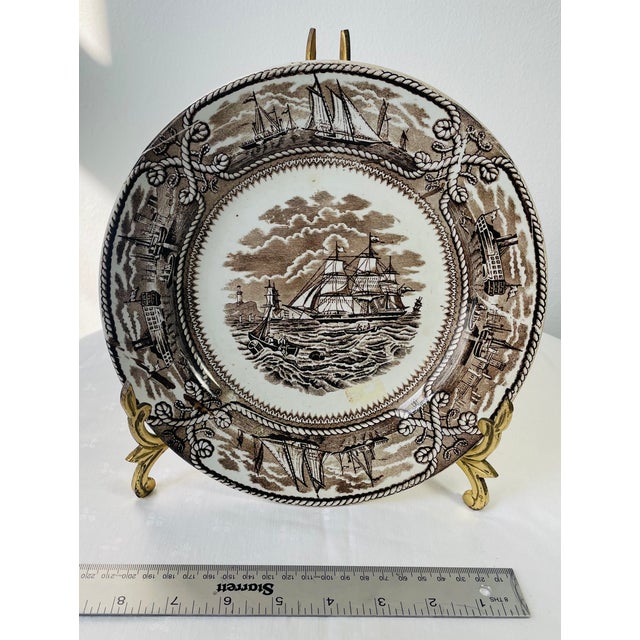 Vintage Large Brass Easel Stand For Sale - Image 12 of 12