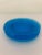90's Aqua Glass Salad Plates S/4 For Sale In New York - Image 6 of 8