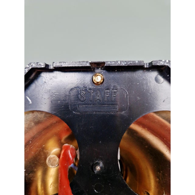 Brass Wall Light by Motoko Ishii for Staff Leuchten, 1970 For Sale - Image 10 of 13