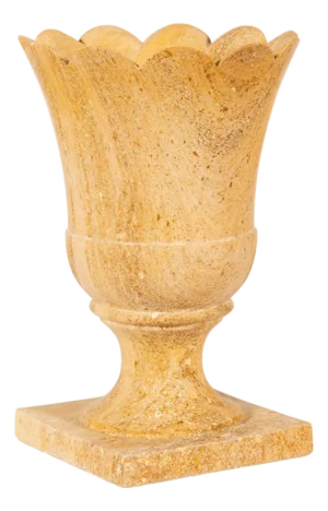 Maitland-Smith Jaisalmer Scalloped Pedestal Vase