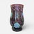 Mid 20th Century Vintage Hand Painted Purple Glass Hurricanes- A Pair For Sale - Image 5 of 17