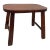 Vintage Farmhouse Style Solid Wood Foot Stool For Sale
