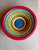 Postmodern Pietro Manzoni for Vietri Rainbow Wooden Centerpiece Bowl 1980s Memphis Era For Sale - Image 10 of 12