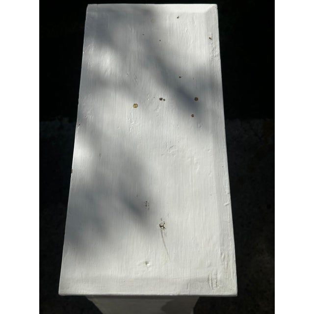 Small Antique Workshop Cabinet with 8 Drawers in Painted Wood, 1950s For Sale - Image 9 of 18