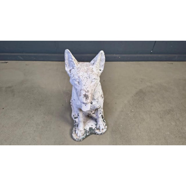 Vintage Concrete Guard Dog Sculpture, 1960s For Sale - Image 11 of 15