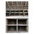 Wooden Postal Sorting Cabinet with 56 Compartments For Sale - Image 4 of 6