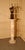 19th Century French Marble Illuminated White Marble Torchere Column, 1890s For Sale - Image 4 of 10