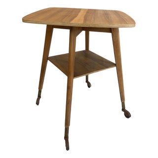 Scandinavian Side Table in Wood, 1950s For Sale