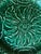 Ceramic Antique English Green Majolica Bread Basket and Wall Plates- Set of 3 For Sale - Image 7 of 16
